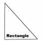 FT262PN  Fenêtre triangulaire PVC